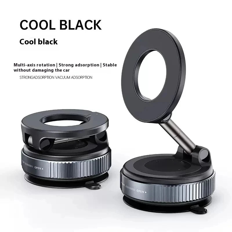 Magnetic Car Phone Holder with LED - 360° Rotatable